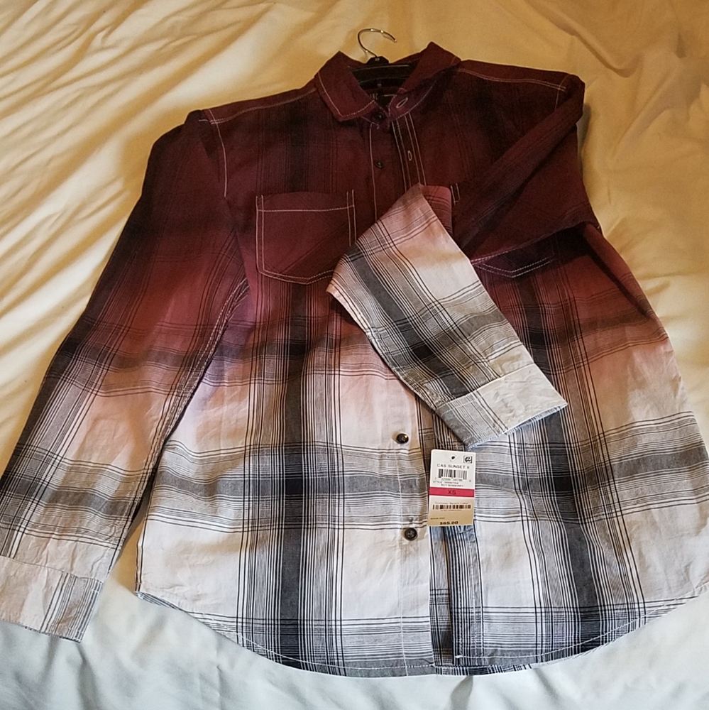 Men Ombre Shirt